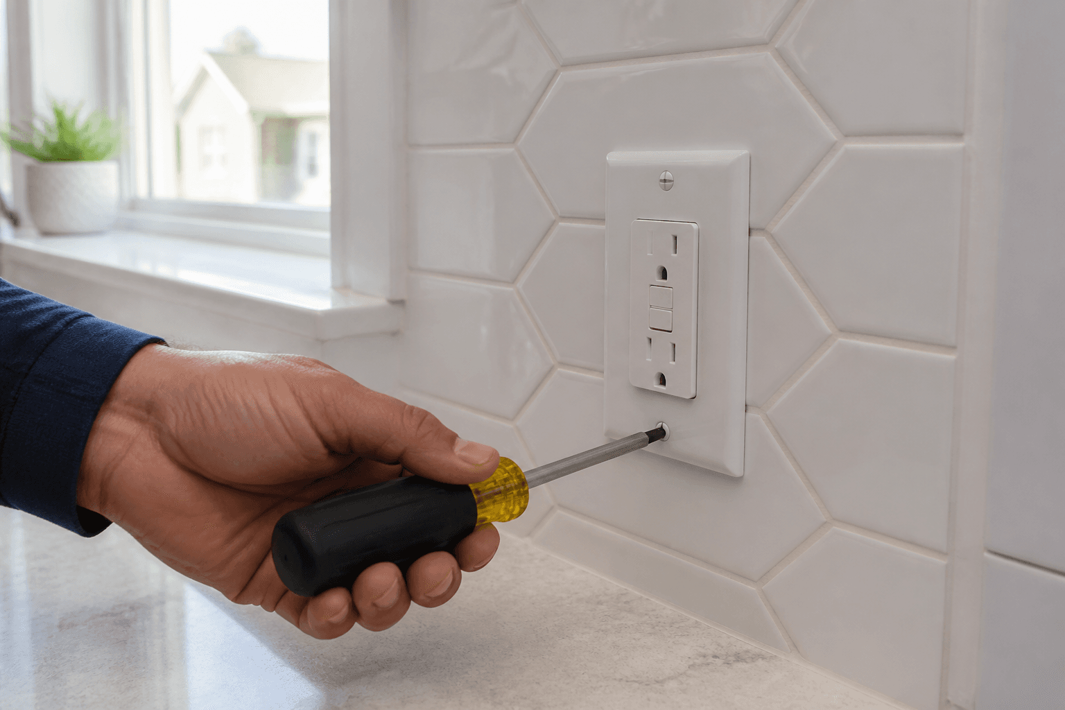 GFCI outlet and switch replacement in Magnolia, TX