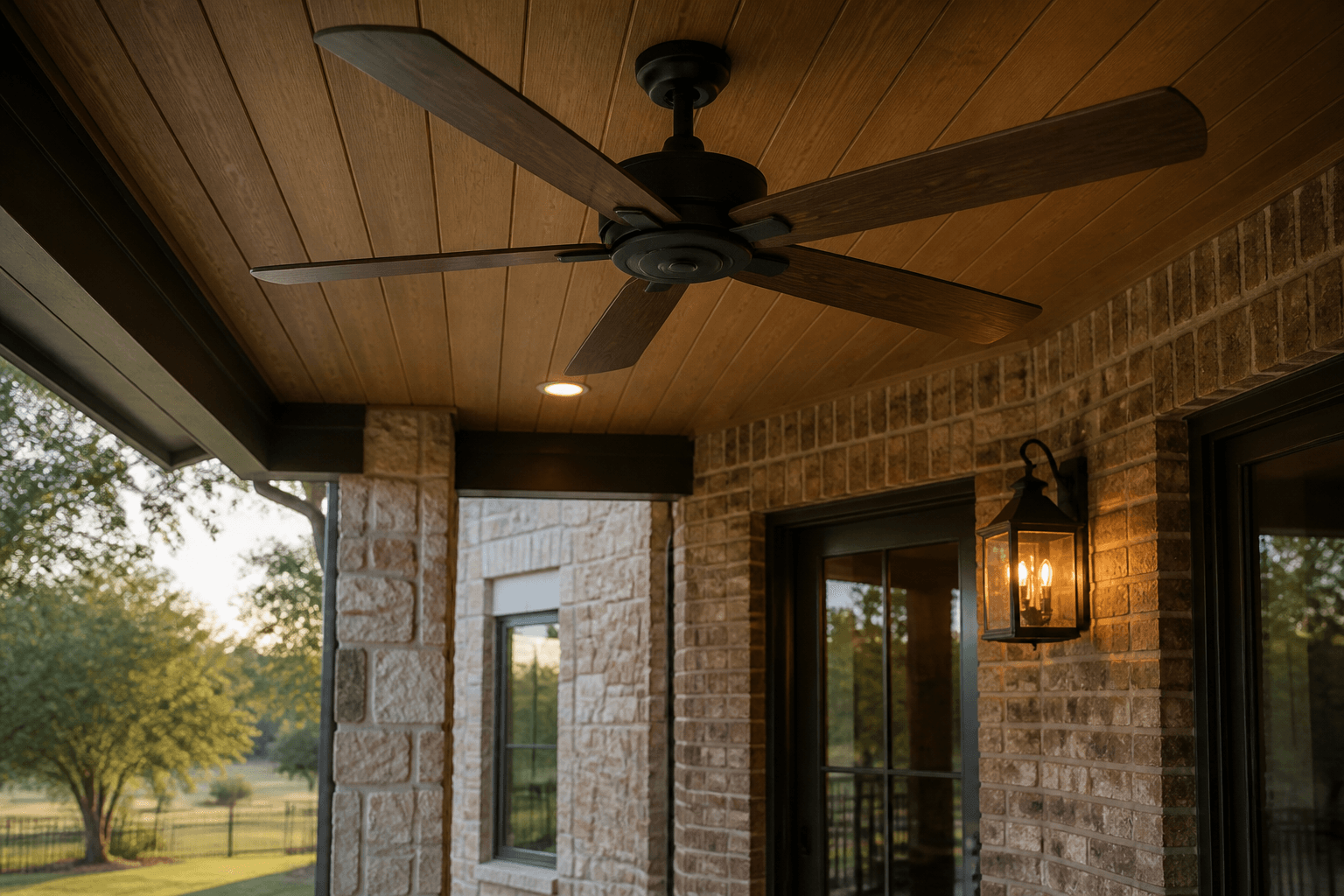 Ceiling fan installation in The Woodlands, TX
